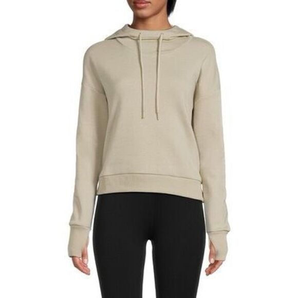 90 Degree By Reflex Tops - 90 Degree By Reflex Chateau Gray Womens Lux Funnelneck Fleece Hoodie Medium, NWT